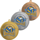 Медаль Волейбол с УФ печатью 3614-070-104