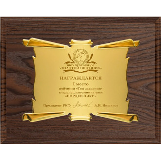 Плакетка с дипломом и лазер.гравировкой 1914-952-079