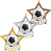 Акриловая медаль футбол 2868-002-200