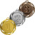 Комплект медалей Леменка (3 медали) 3588-070-000