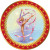 Акриловая эмблема Гимнастика 1399-025-123
