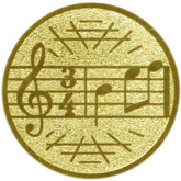 Эмблема музыка 1137-050-100