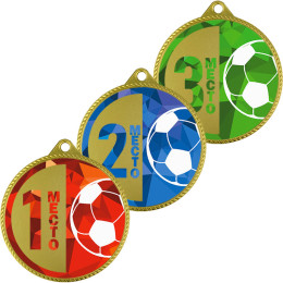 Медаль Футбол 1,2,3 место 3999-025-103