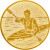 Эмблема гребля (байдарки и каное) 1171-025-100