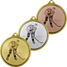 Медаль хоккей 3997-011-100