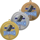 Медаль Хоккей с УФ печатью 3614-070-107