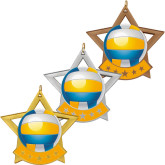 Акриловая медаль волейбол 2868-003-100