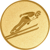 Эмблема прыжки на лыжах с трамплина 1140-050-100