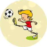Акриловая эмблема футбол 1310-025-021